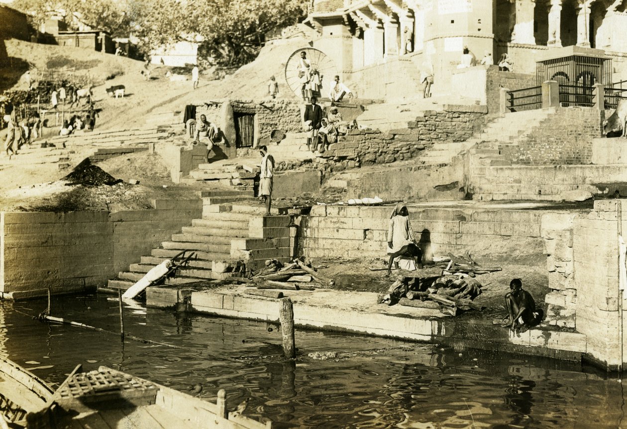 Crémation sur le Gange - Hippolyte Lalaise Devéria