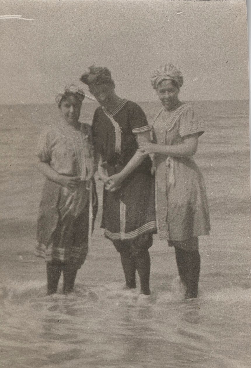 Détail, fête de baignade, Houlgate, septembre 1911 - Hippolyte Lalaise Devéria