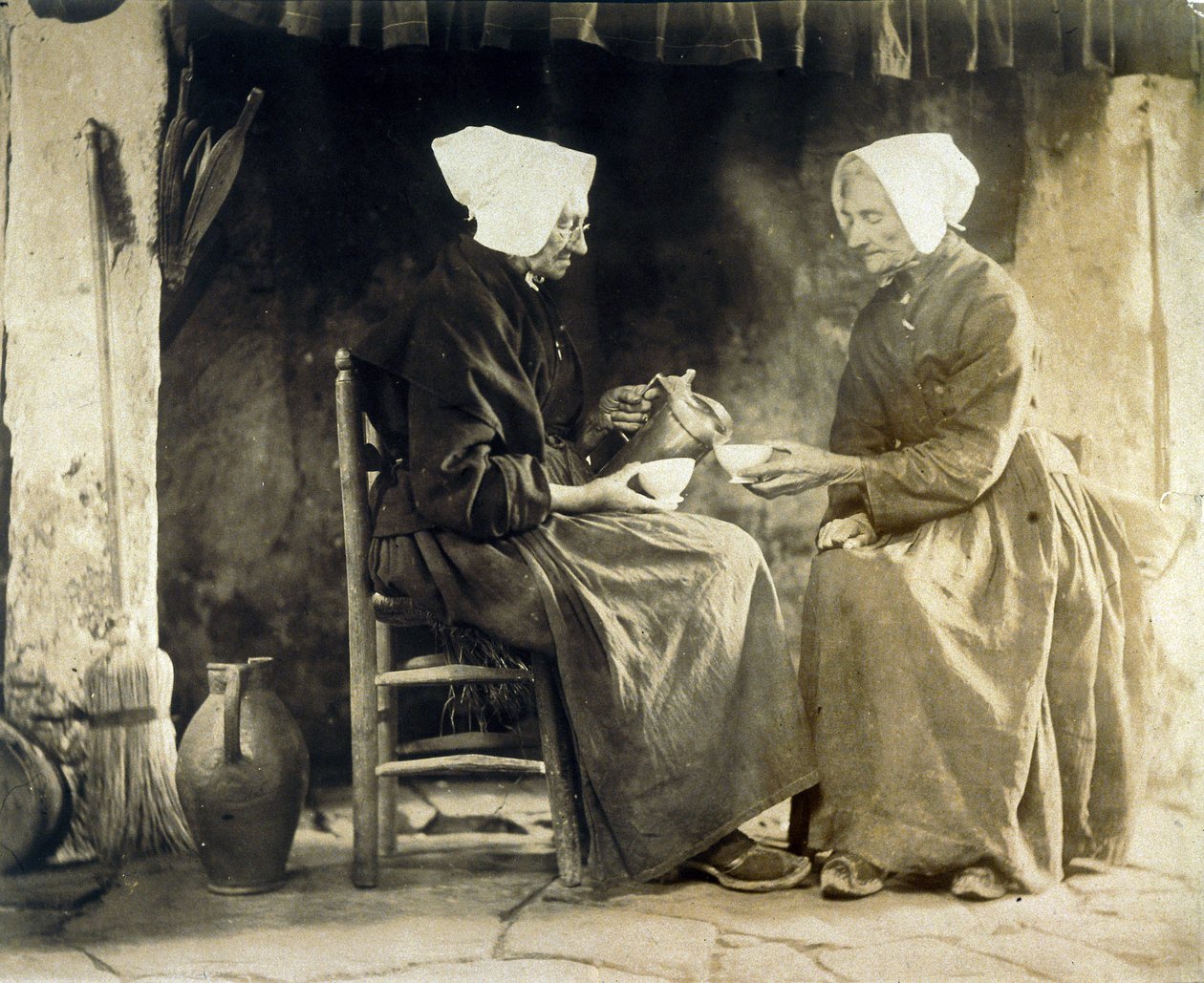 Femmes prenant le thé, vers 1900 - Frederick (attr. to) Barnard