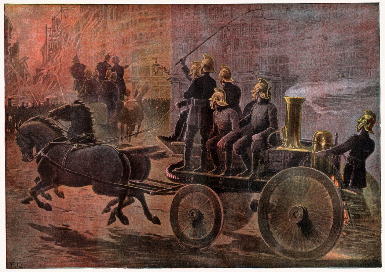 Incendie à Londres - . .