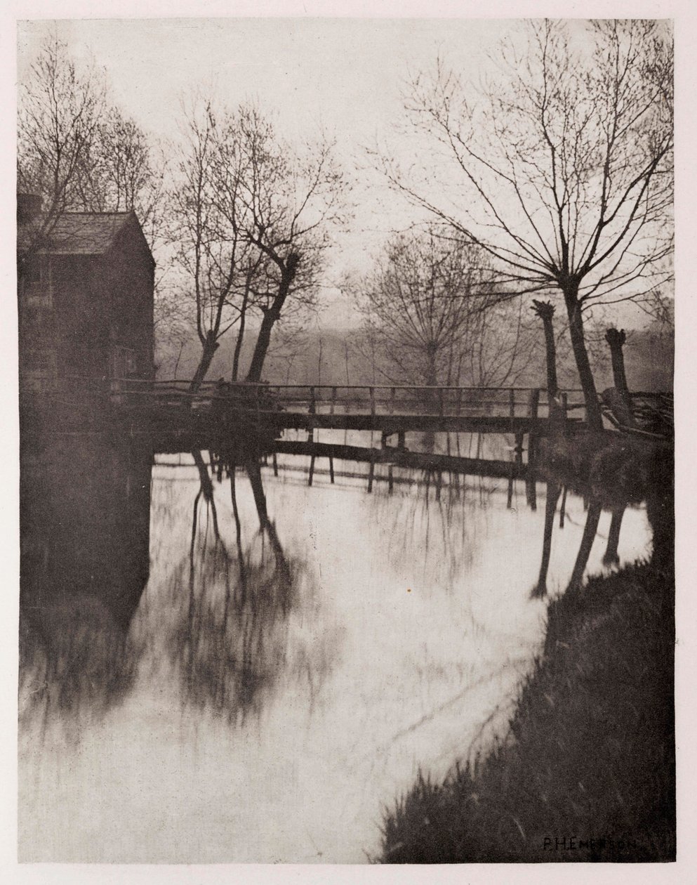 Passerelle près de Chingford - Frederick (attr. to) Barnard