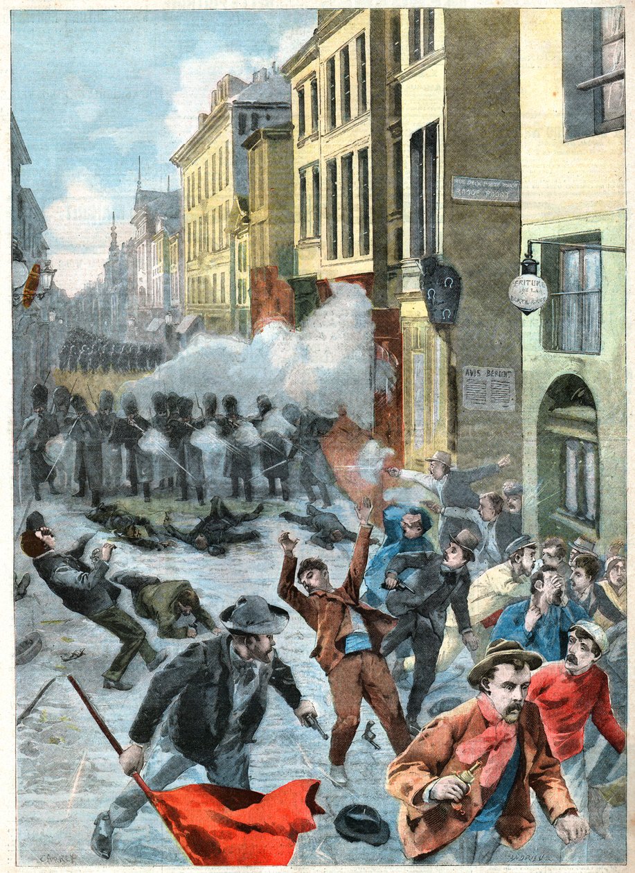 Fusillade à Bruxelles - John Pardon