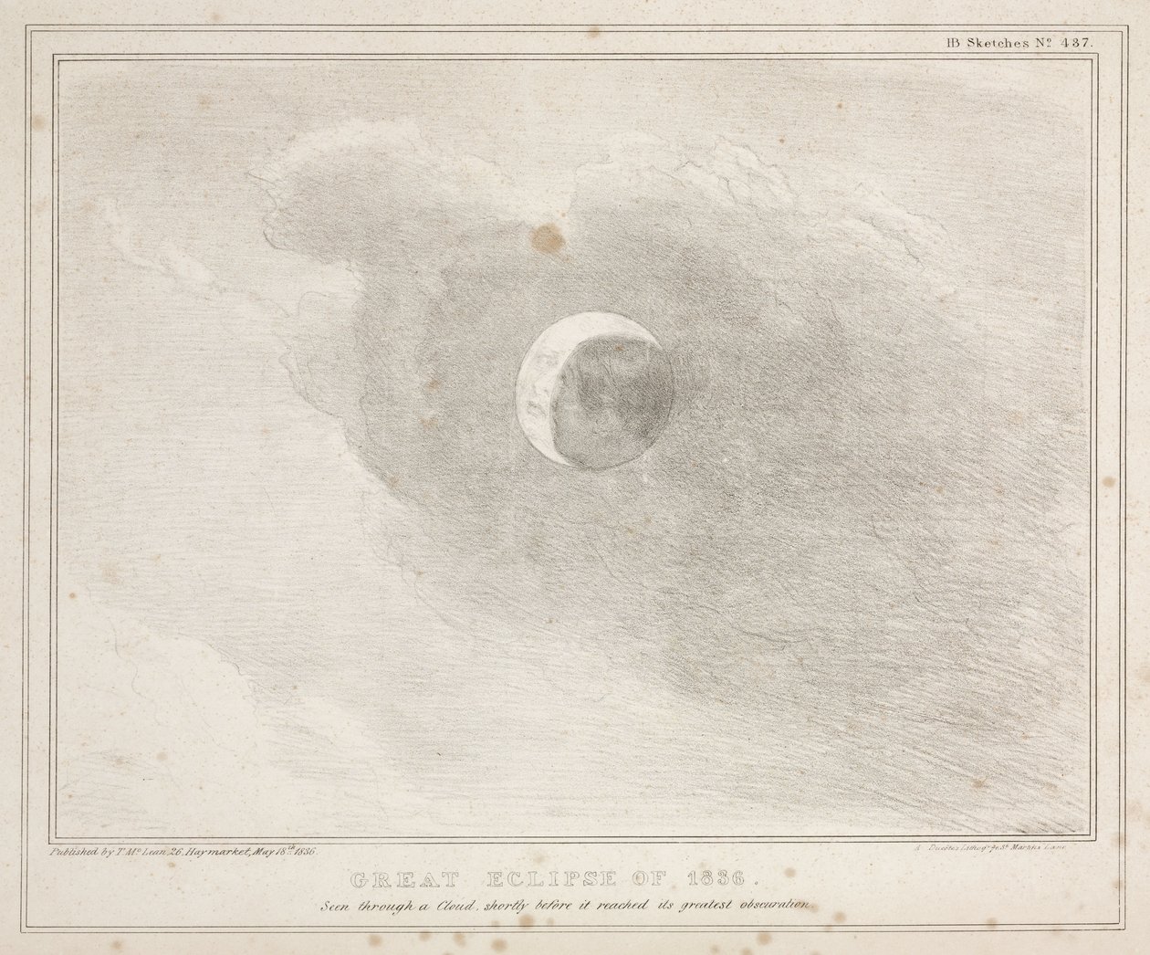 Grande éclipse de 1836 - John Pardon