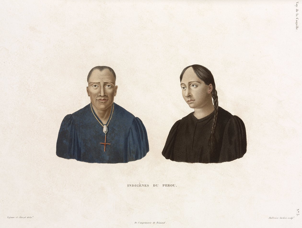 Peuples indigènes du Pérou - Frederick (attr. to) Barnard