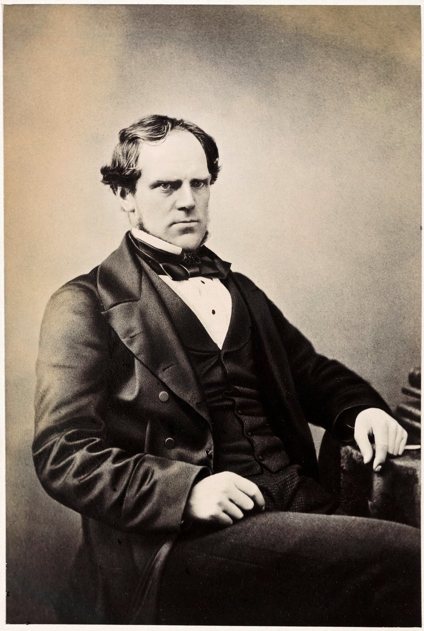 John Ramsbottom, ingénieur ferroviaire anglais, vers 1850 - Frederick (attr. to) Barnard