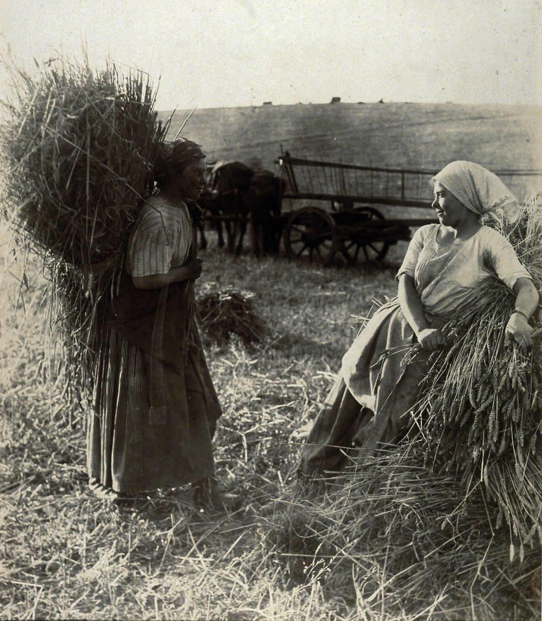 Les Moissonneuses, vers 1900 - Frederick (attr. to) Barnard