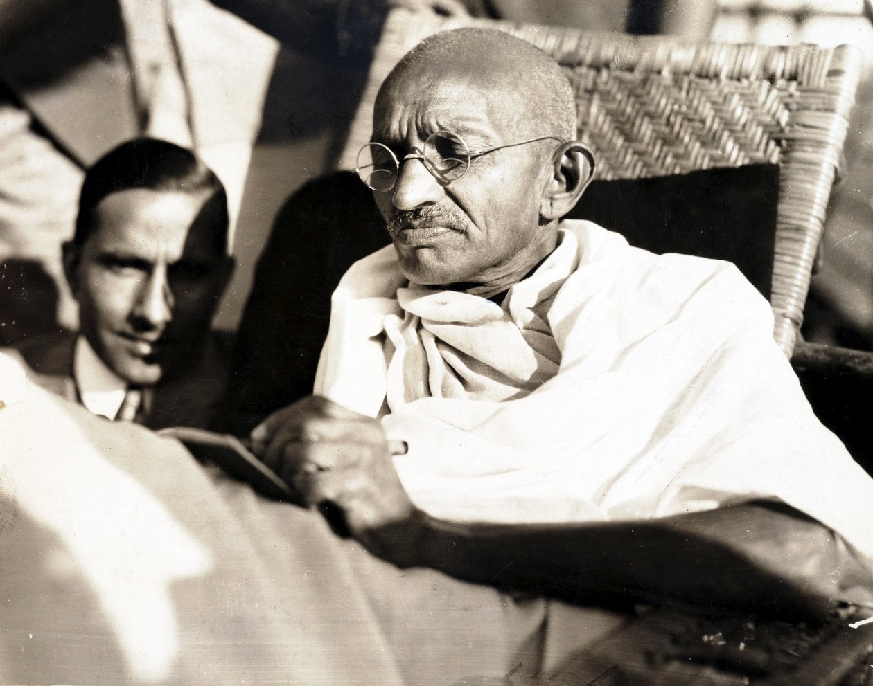 Mahatma Gandhi à bord du SS 