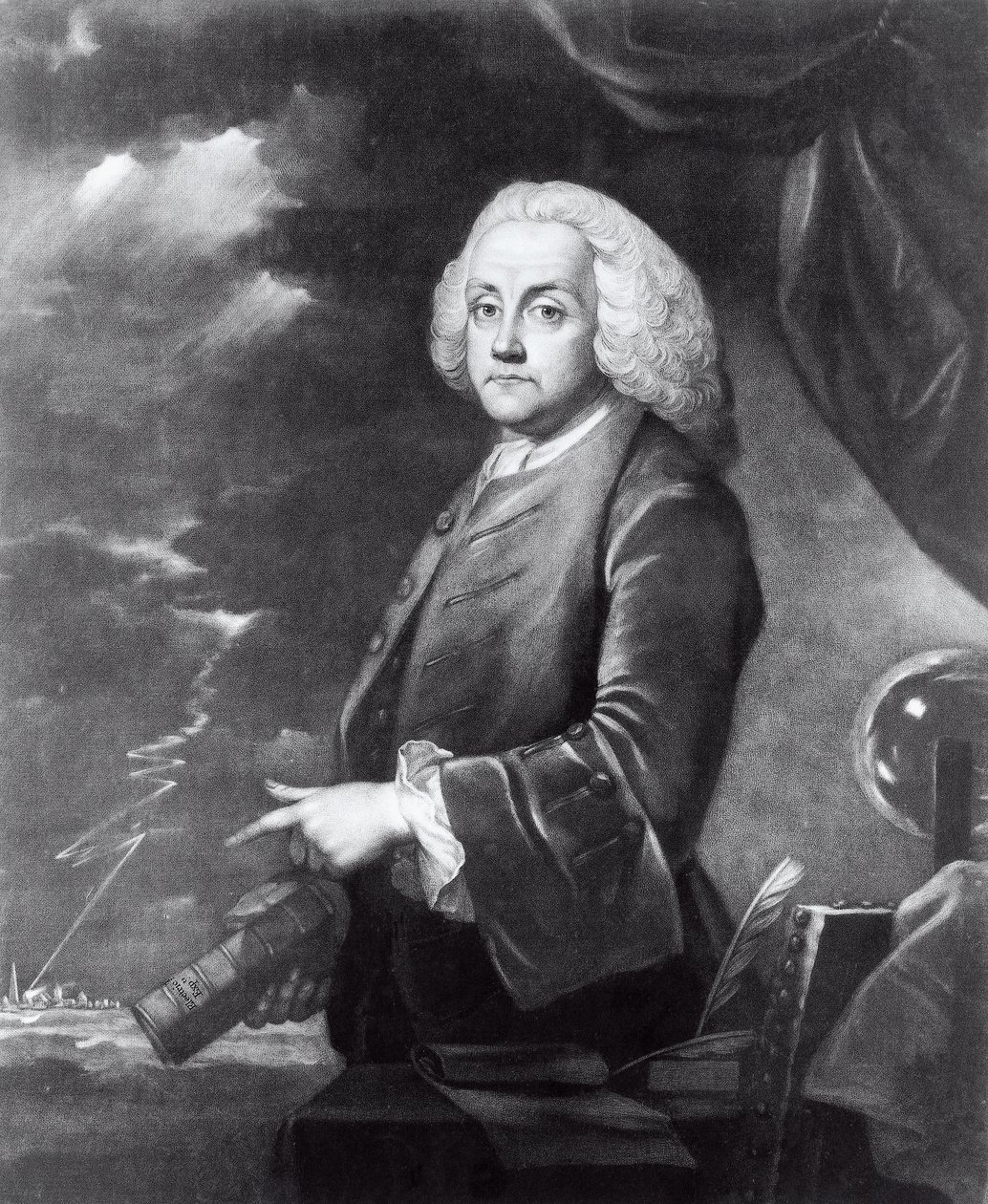 Portrait de Benjamin Franklin (1706-1790) - Georg Carl Heinrich Dollmann
