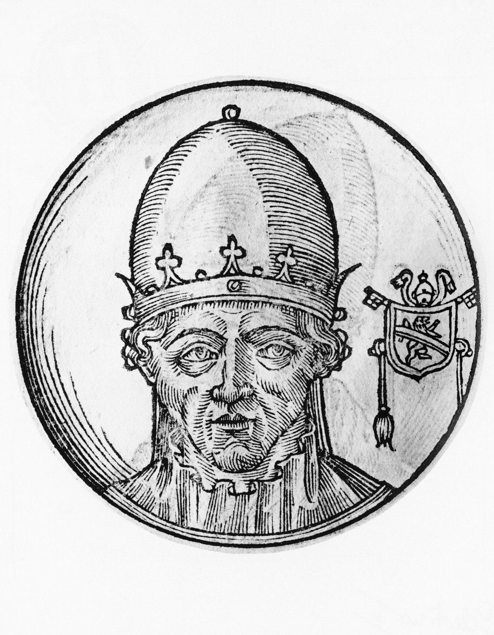 Portrait de Saint Célestin V (Pietro Angelerio) - William Walcutt