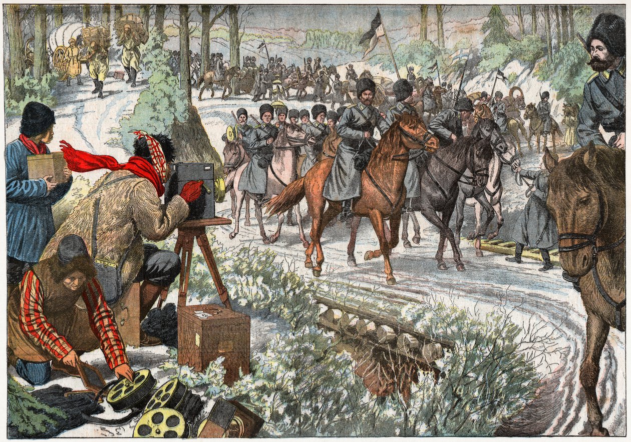 Troupes russes en Mandchourie - . .