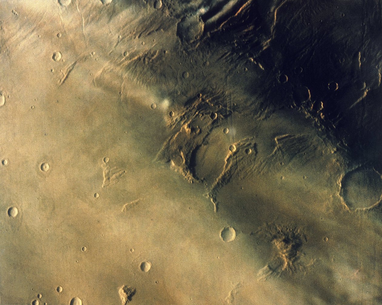 Surface de la planète Mars - Frederick (attr. to) Barnard