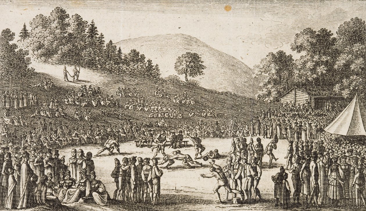 Suisse Unspunnenfest (photo n/b) - Frederick (attr. to) Barnard