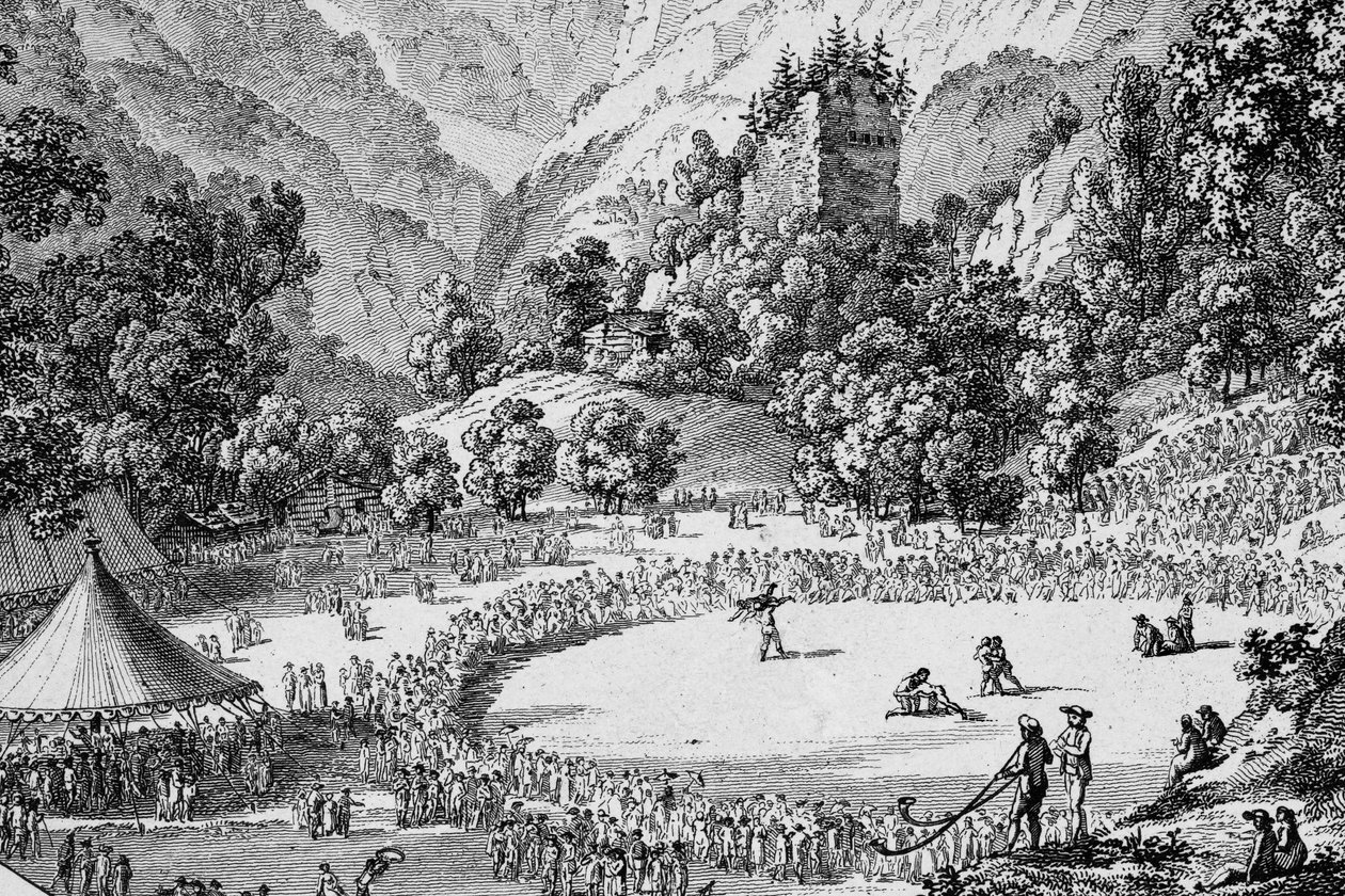 Suisse Unspunnenfest 1805 (photo n/b) - Frederick (attr. to) Barnard