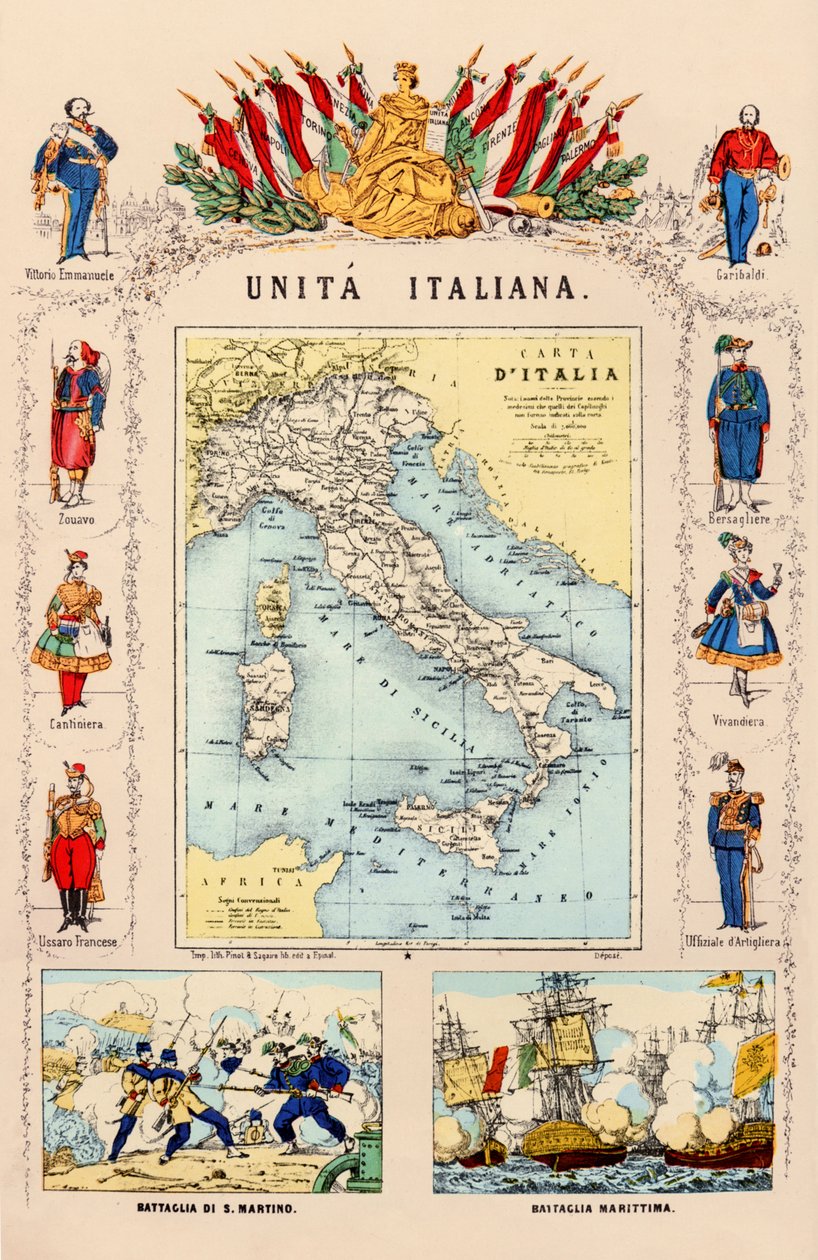 UNITED ALLEGORIA ITALY 1860 - . .