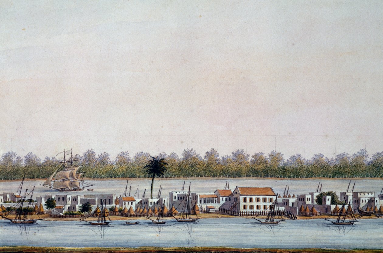 Vue de Saint-Louis, Sénégal - William Walcutt