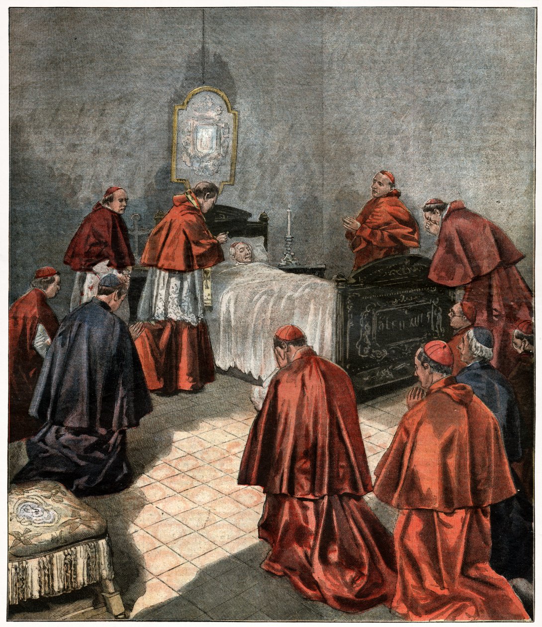 Mort du pape Léon XIII - . .