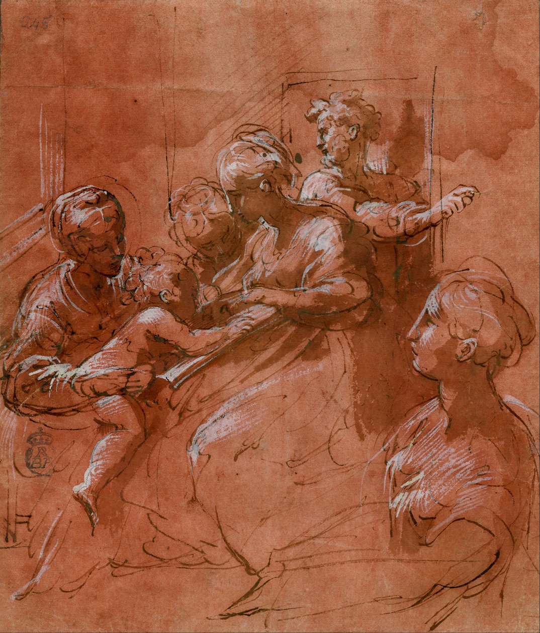 Les Noces Mystiques de Sainte Catherine - Parmigianino