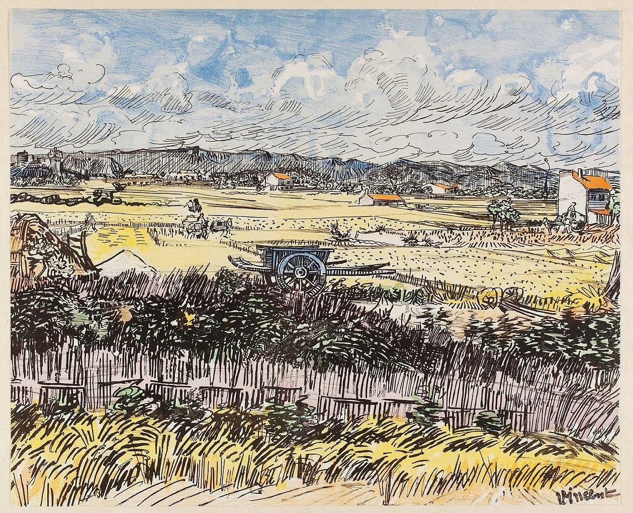 Récolte en Provence - Vincent van Gogh