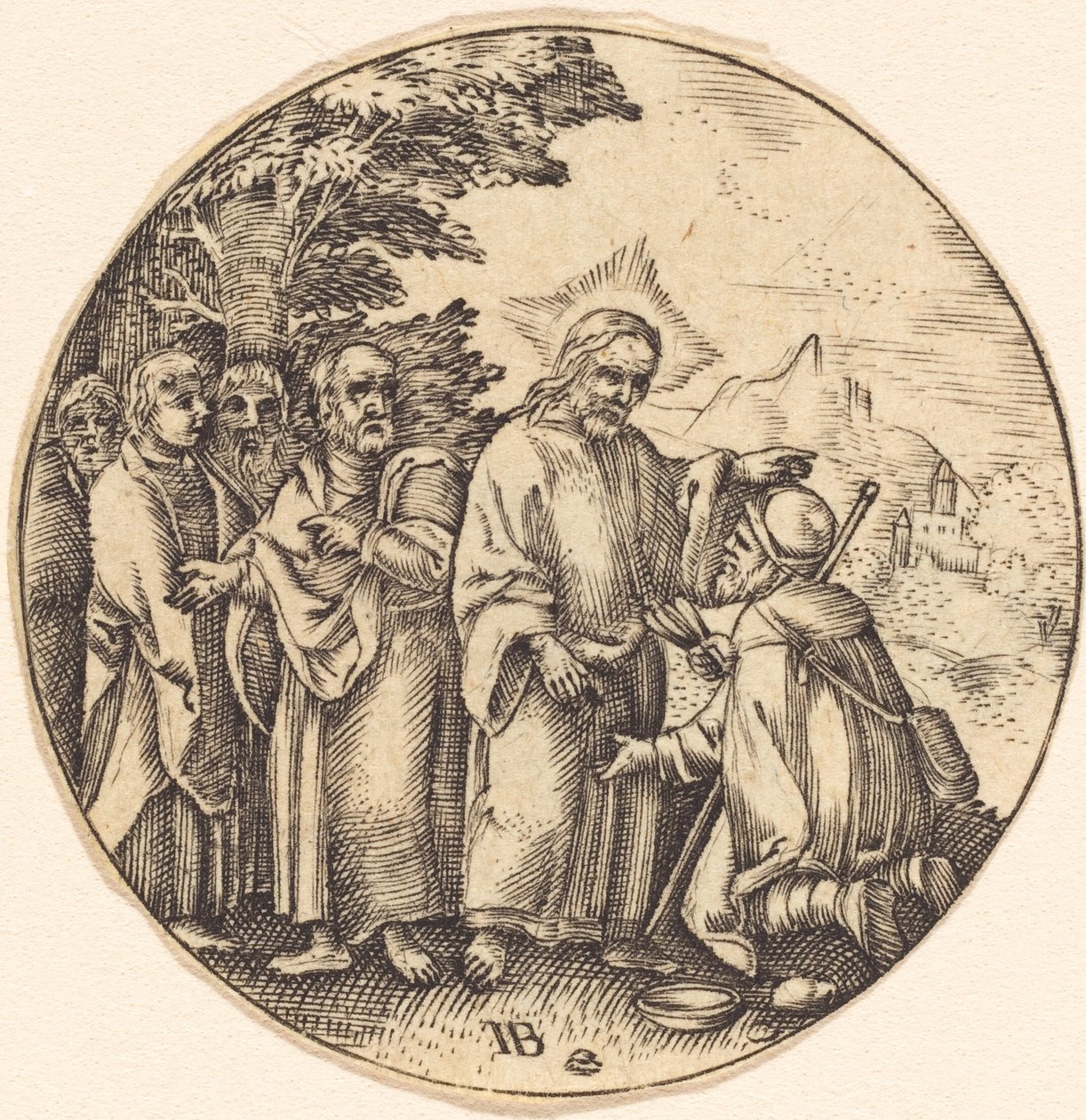 Christ consolant le centurion - after Master IB