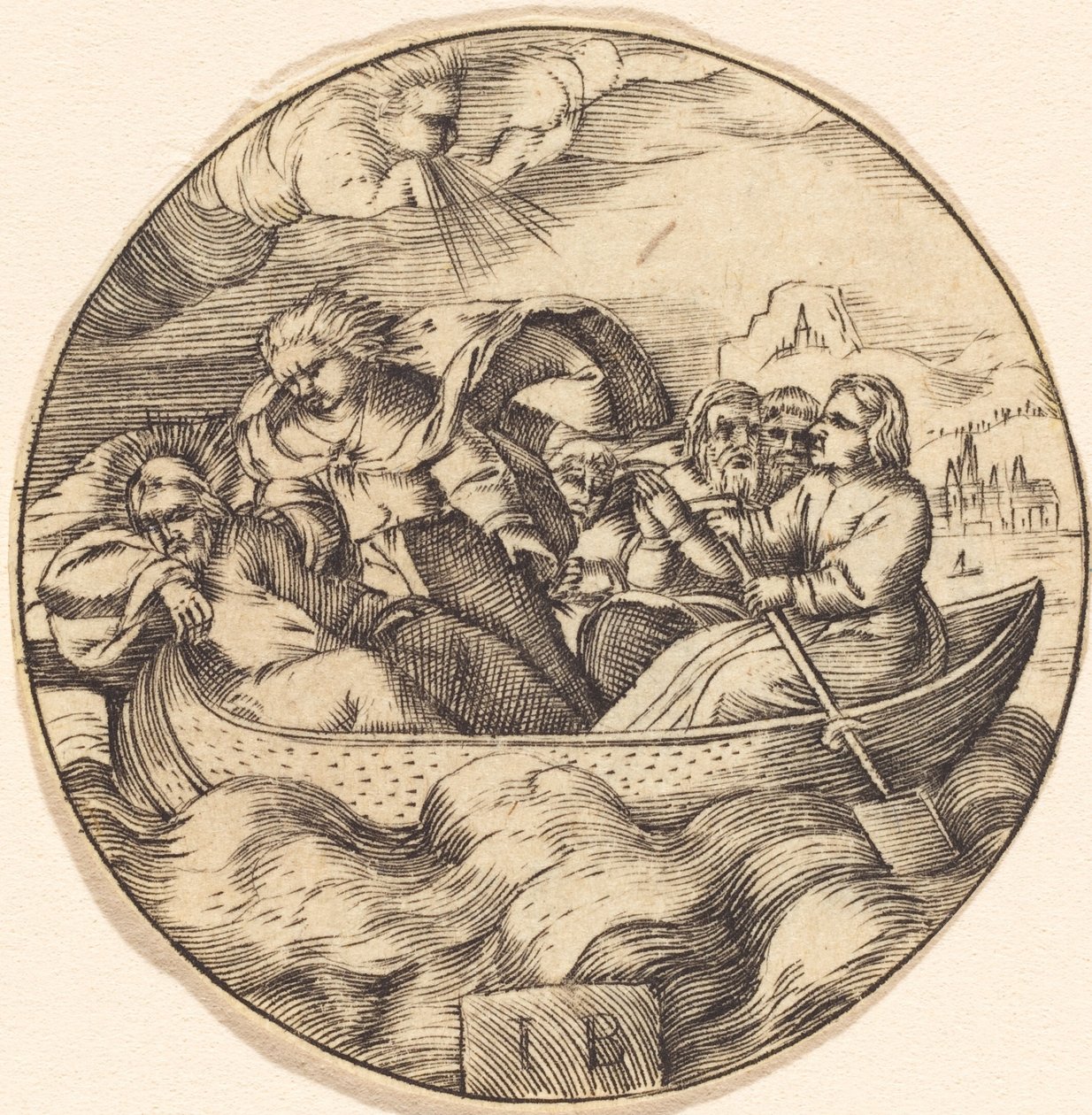 Christ calmant la tempête - after Master IB