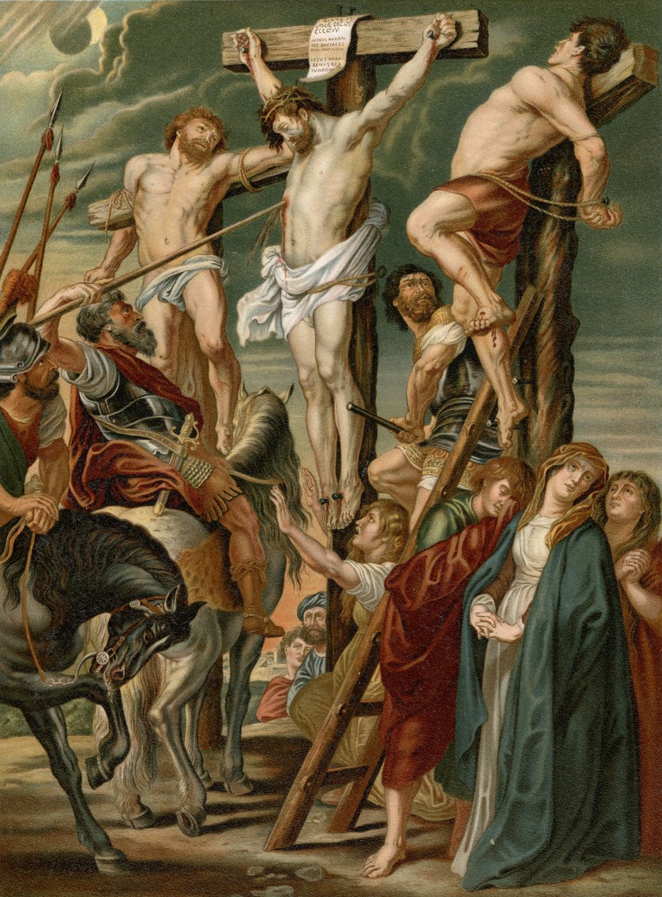 Le coup de lance - after Peter Paul Rubens