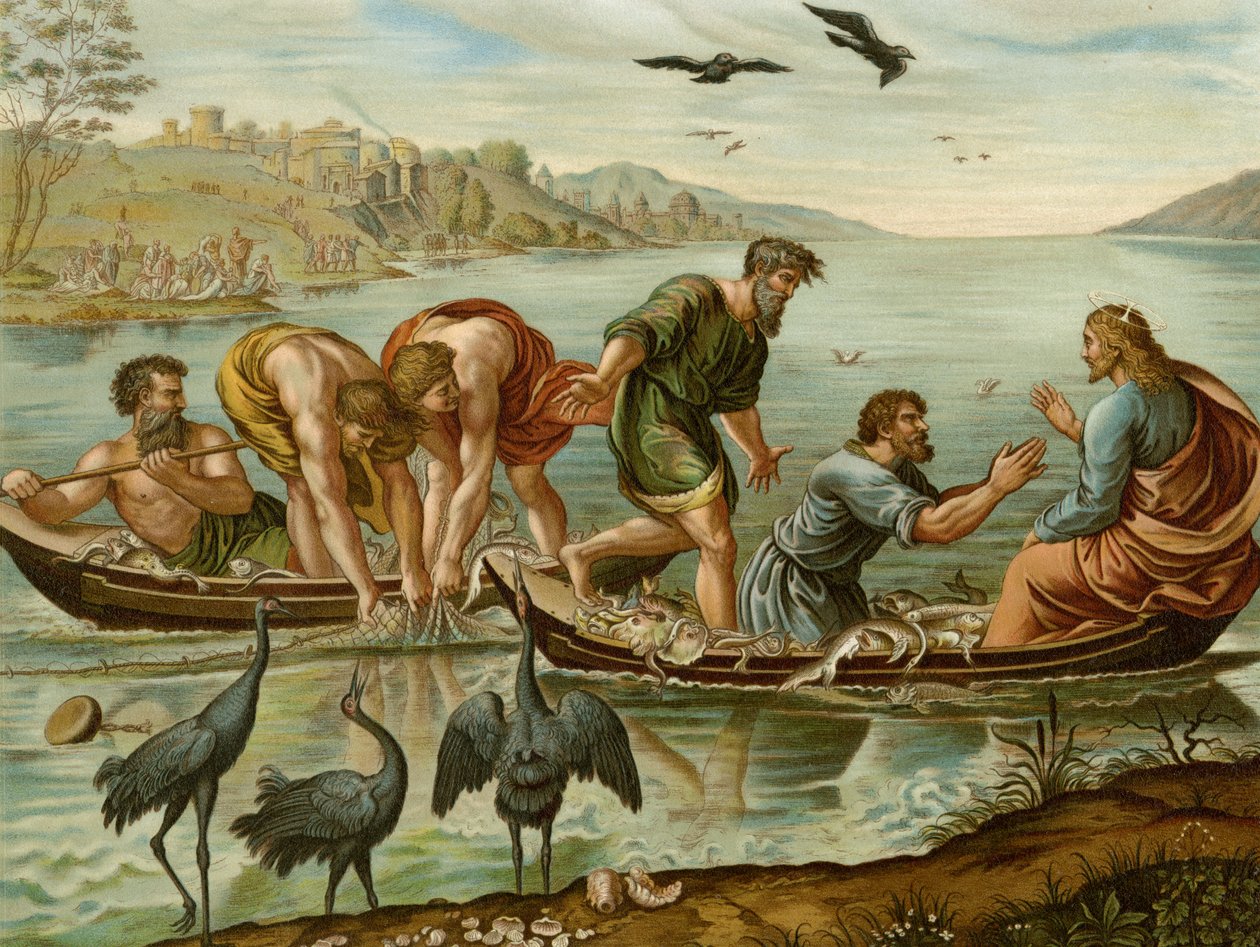 La pêche miraculeuse - after Raphael
