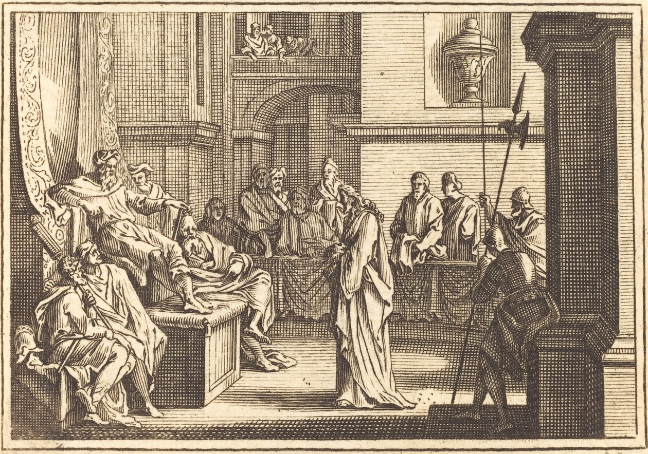 Christ devant Hérode - after Sébastien Le Clerc I