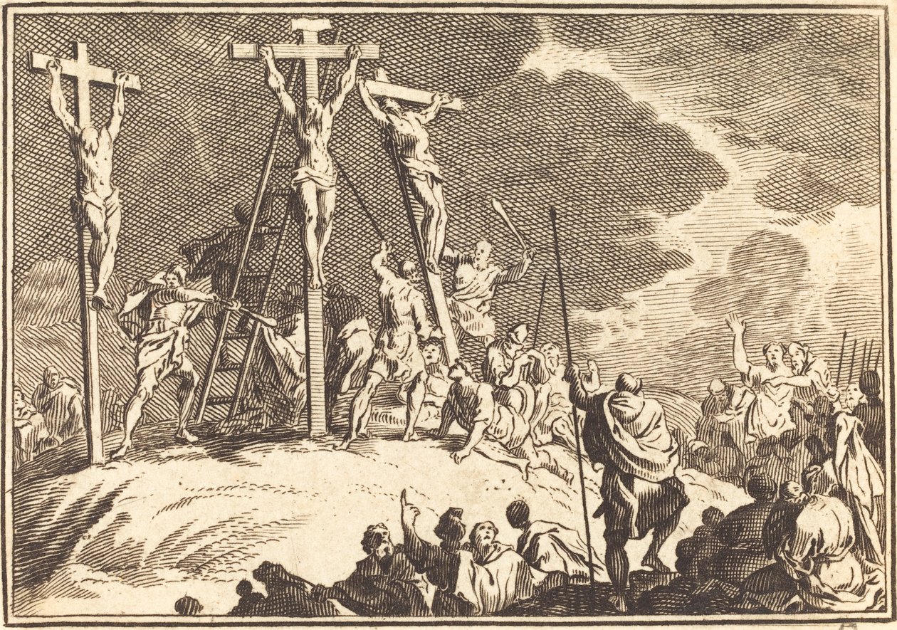 Le Perçage du côté du Christ - after Sébastien Le Clerc I