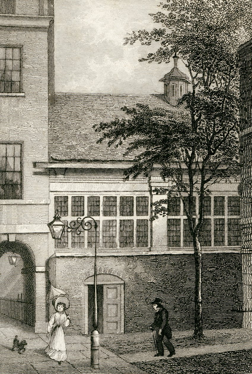 Barnards Inn Hall, 1830 - Thomas Hosmer after Shepherd