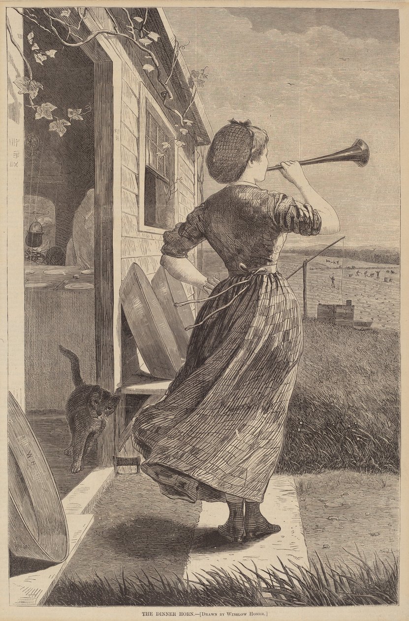Le Cor de Dîner - after Winslow Homer