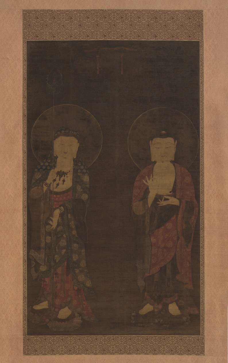Amitabha et Kshitigarba - anonymous 