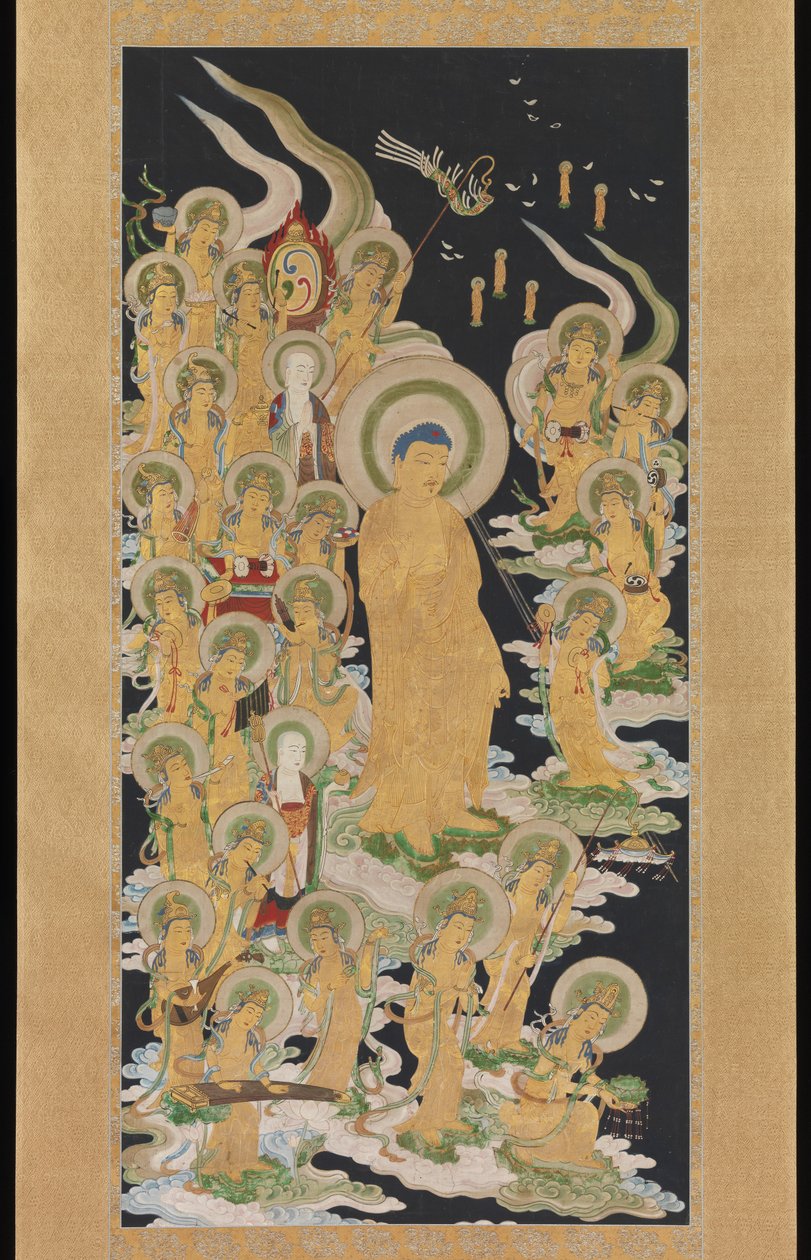 Bouddha et ses accompagnateurs - anonymous 