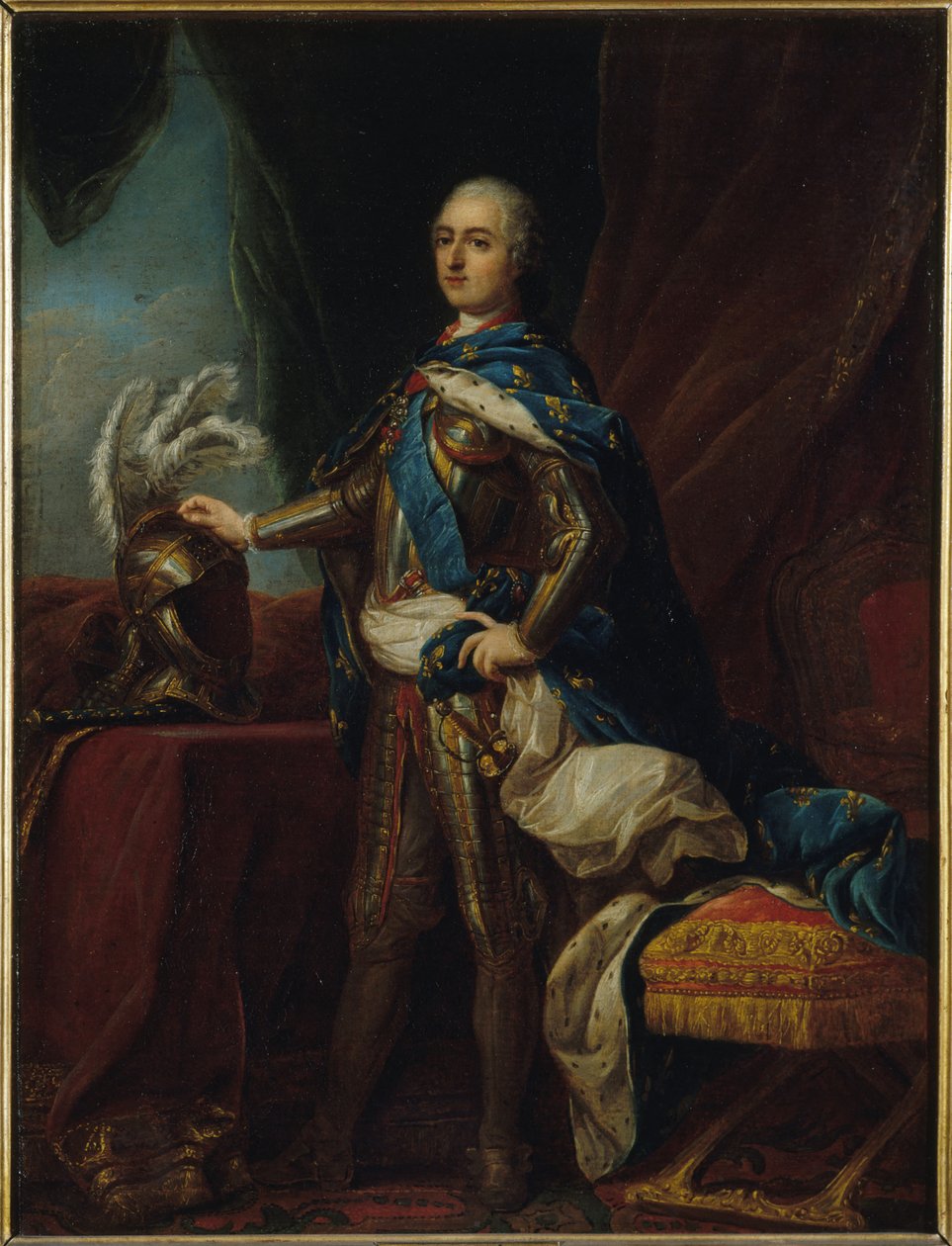 French: Portrait de Louis XV - anonymous 