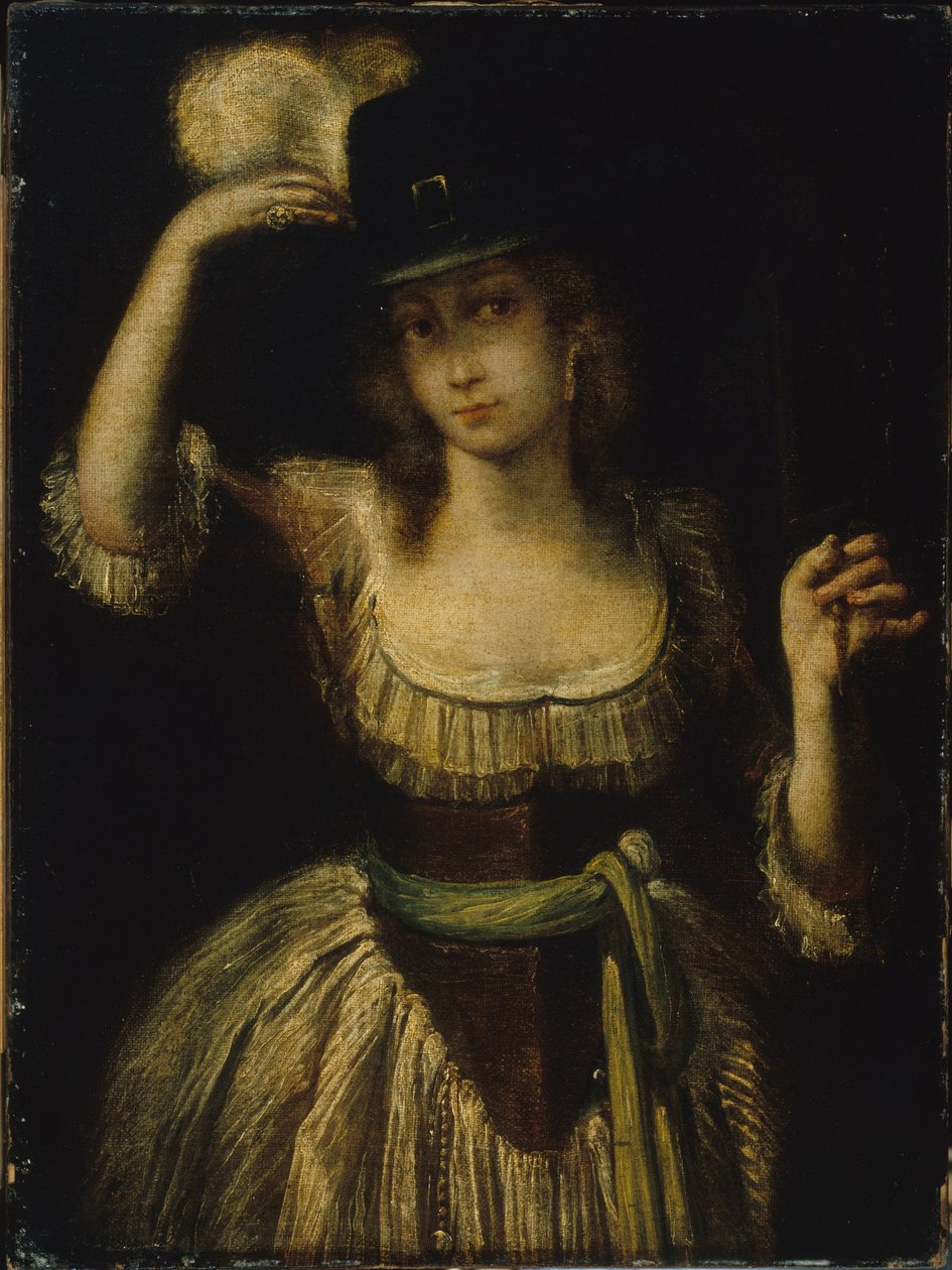 French: Portrait de femme (P734) - anonymous 