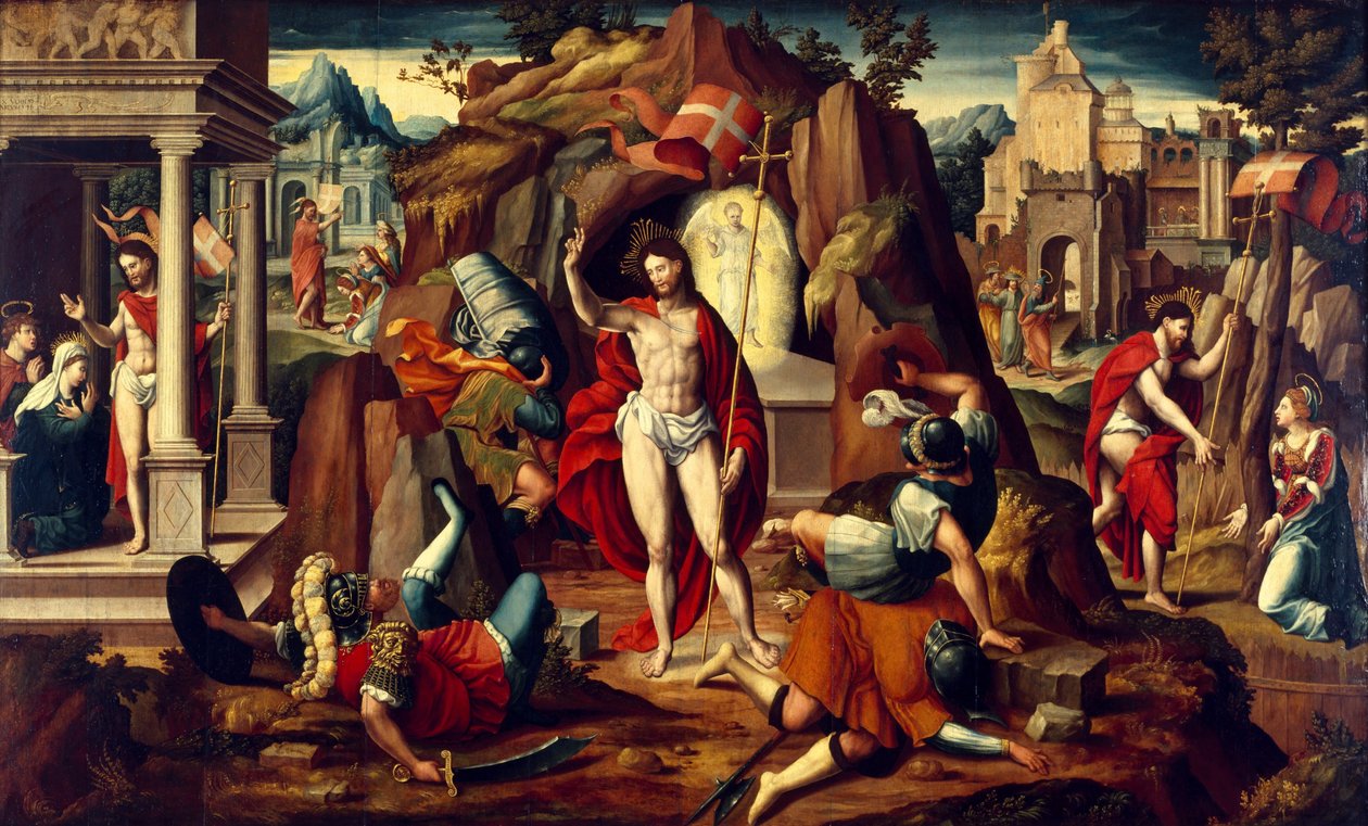 Scènes de la Passion et de la Résurrection du Christ - anonymous 