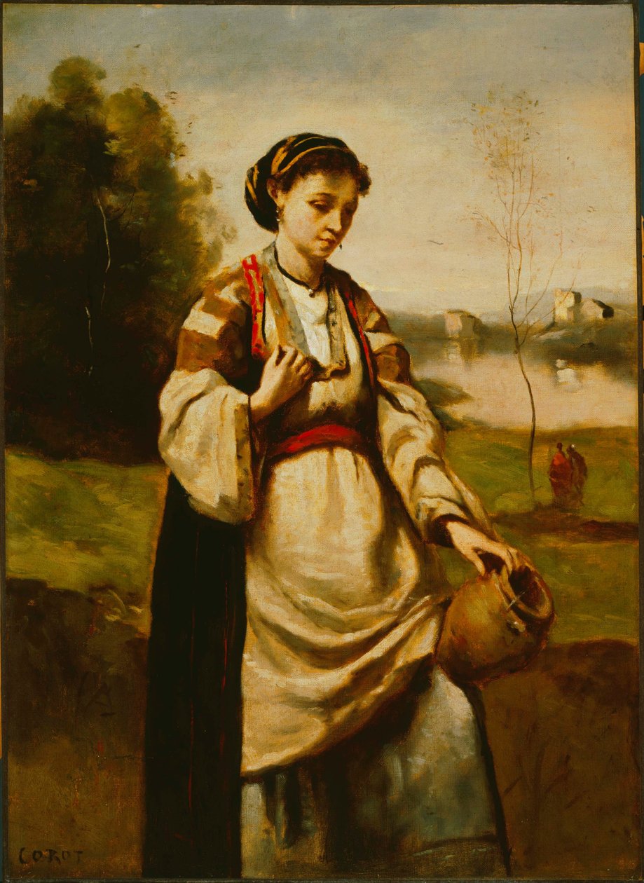 Femme avec une Jarre d