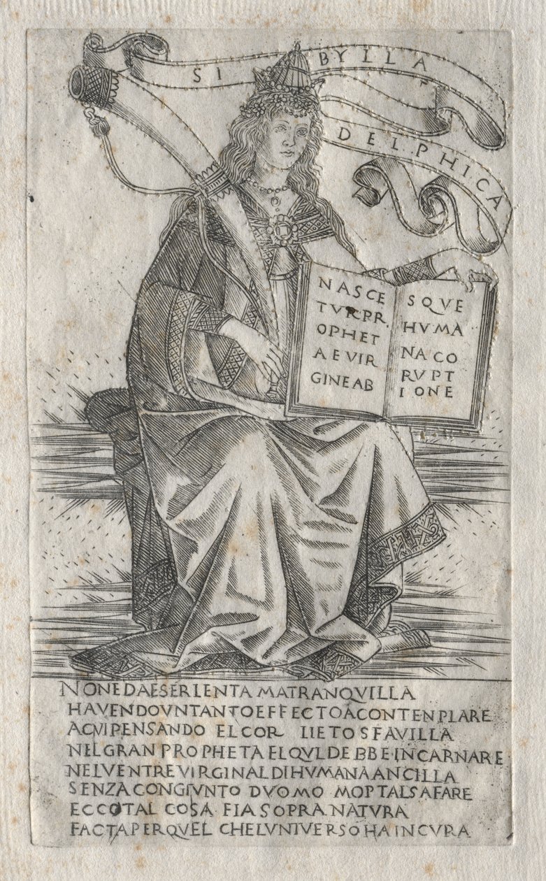 Les Sibylles : La Sibylle delphique - attributed to Francesco Rosselli