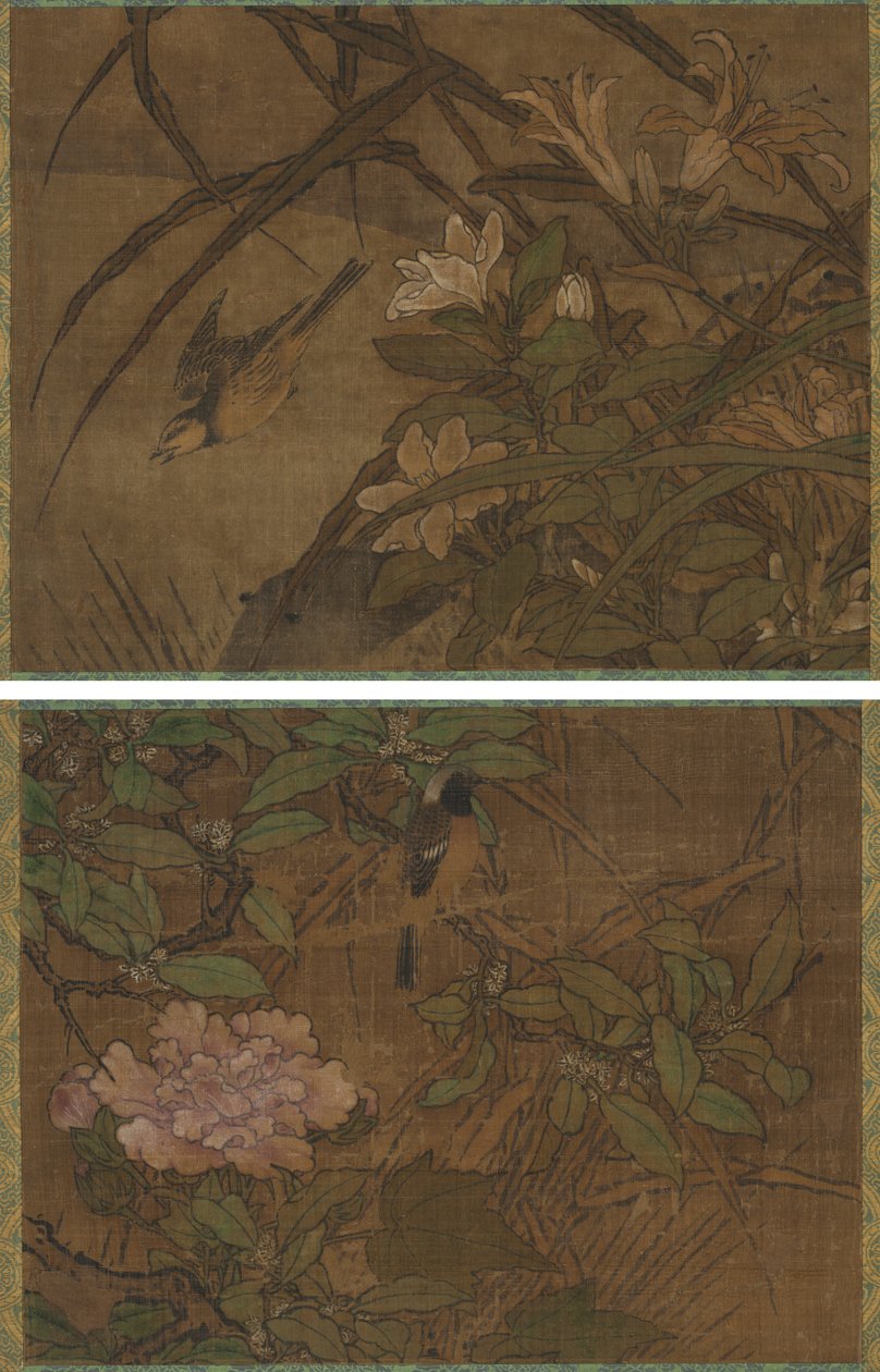 Oiseaux et fleurs - attributed to Sesshū Tōyō