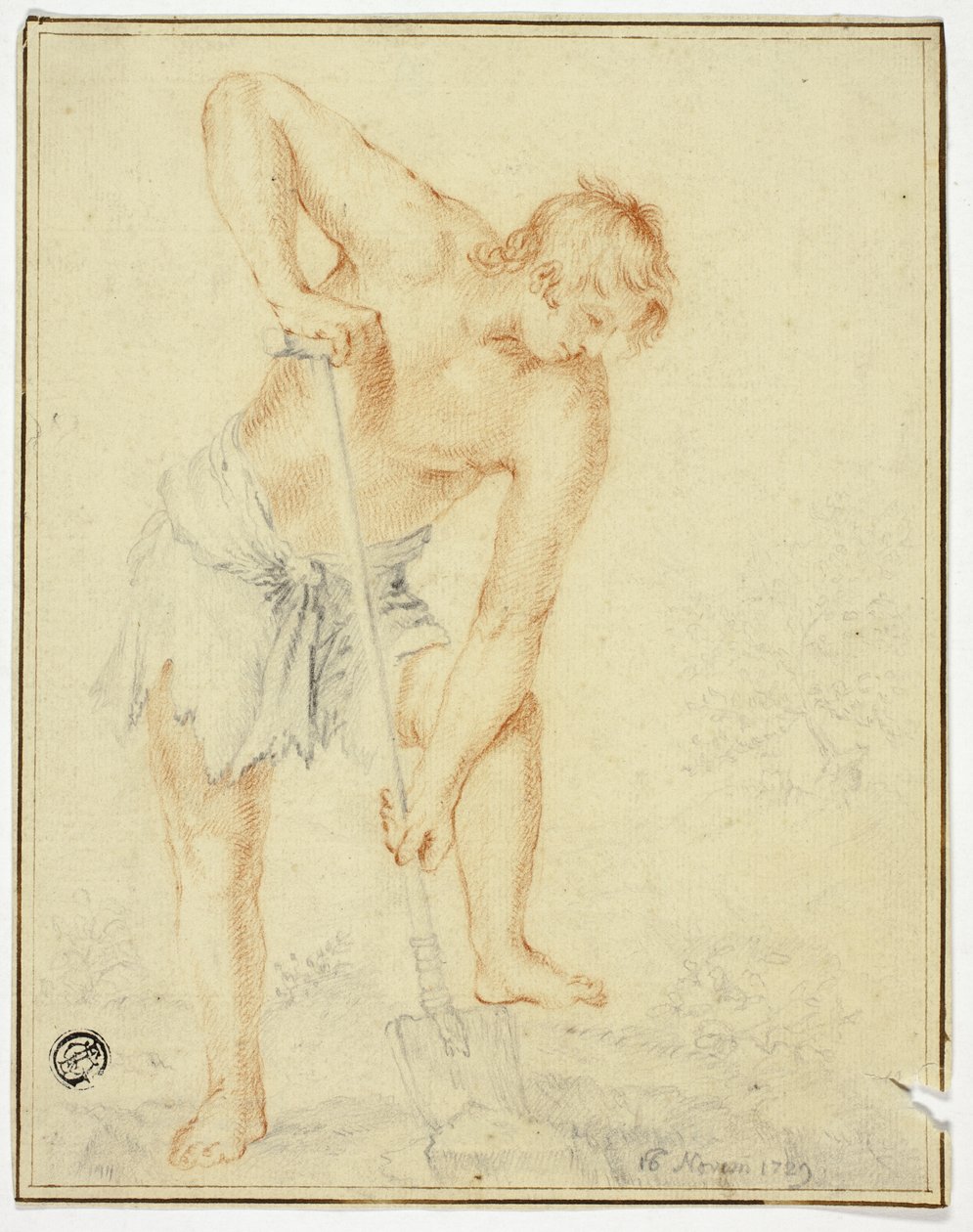 Homme à la bêche - called Cavaliere d