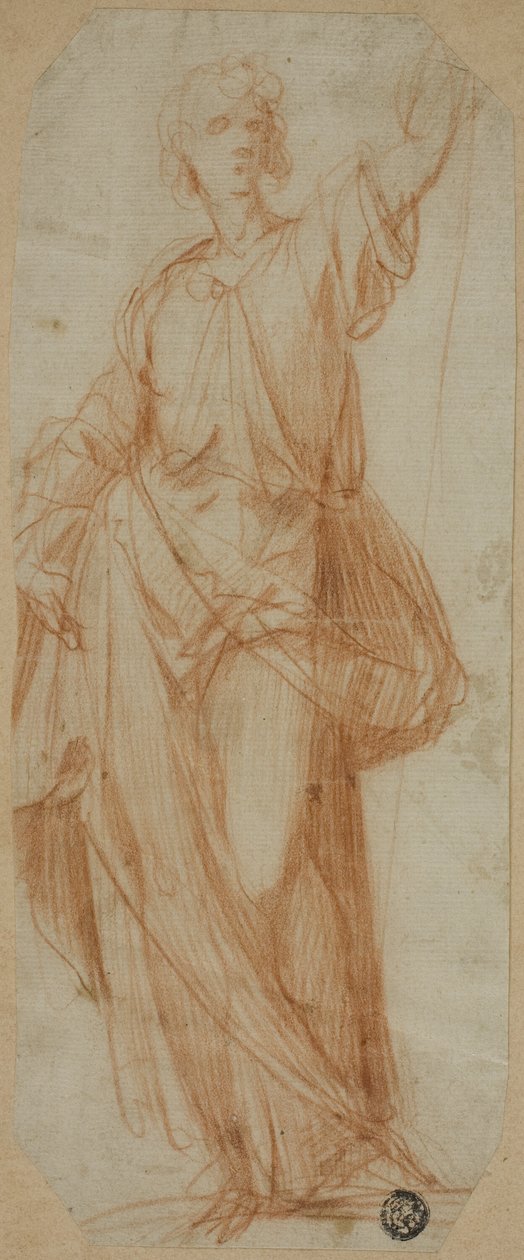 Figure drapée debout - called Cavaliere d