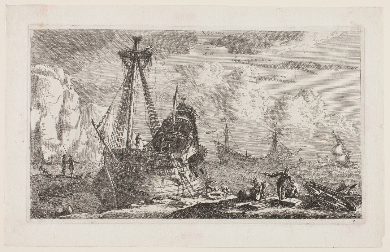 Navires marchands - called Zeeman Reinier Nooms