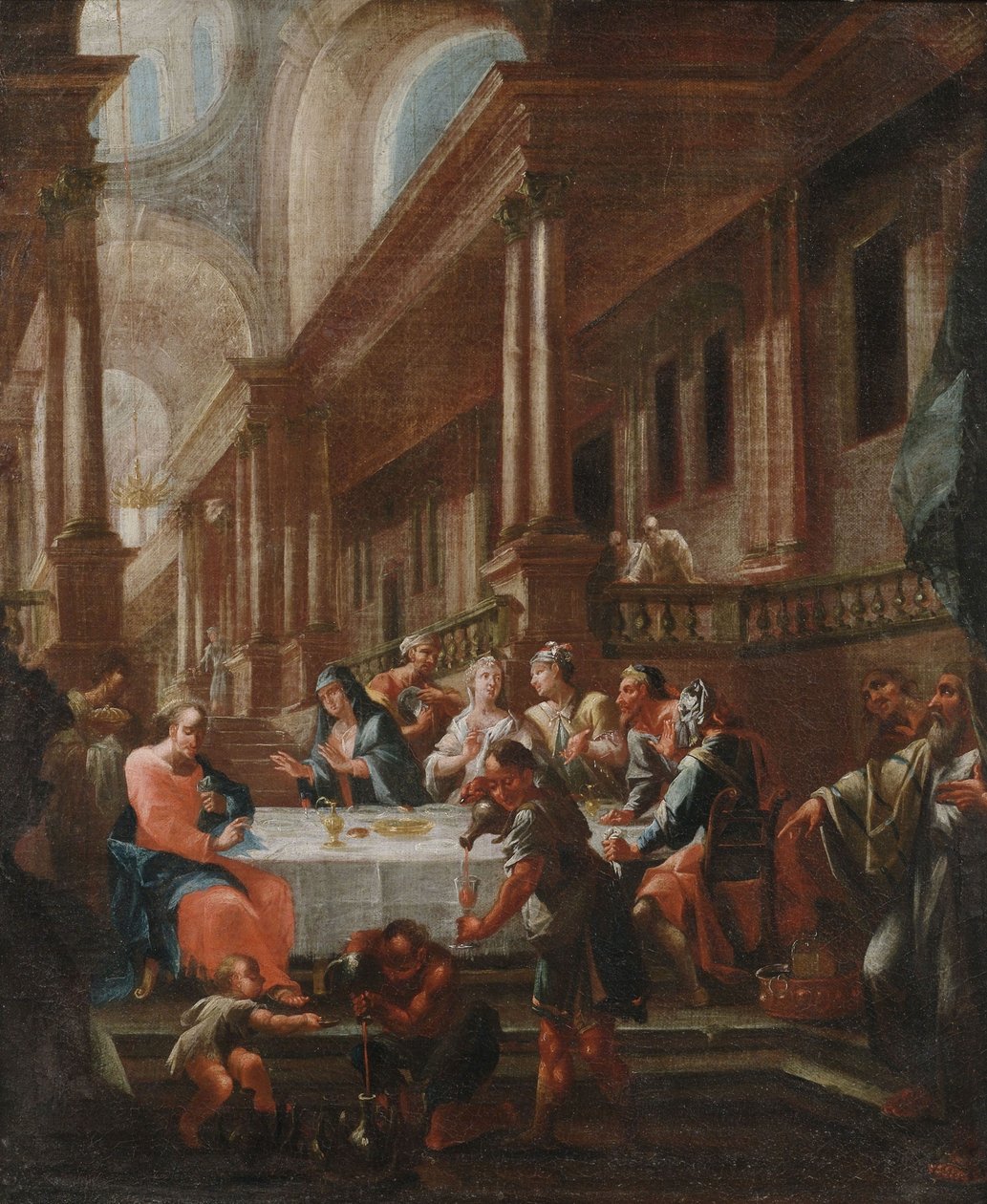 Les Noces de Cana - circle of Chrysostomus Winck