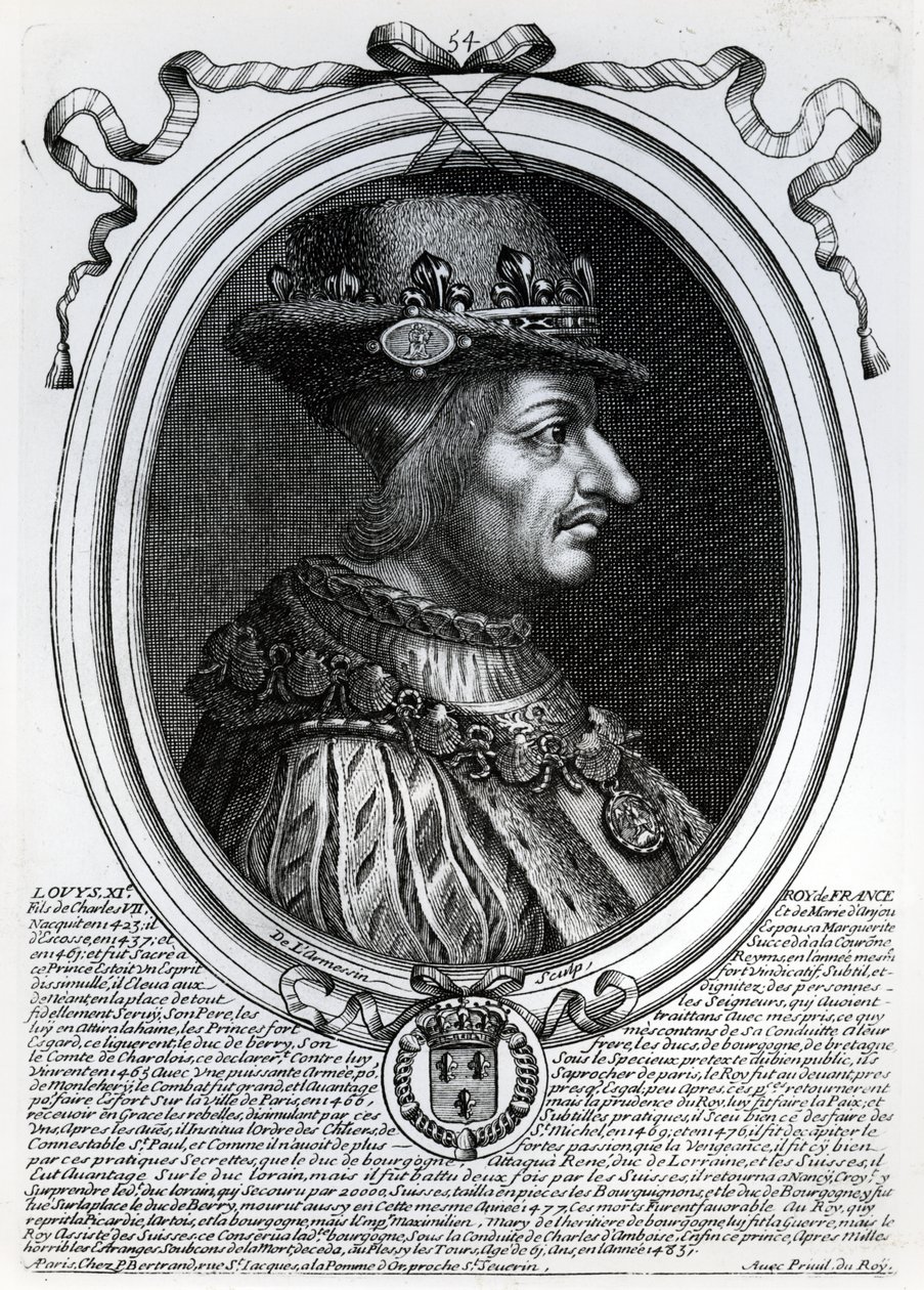 Louis XI (1423-83) Roi de France, de 