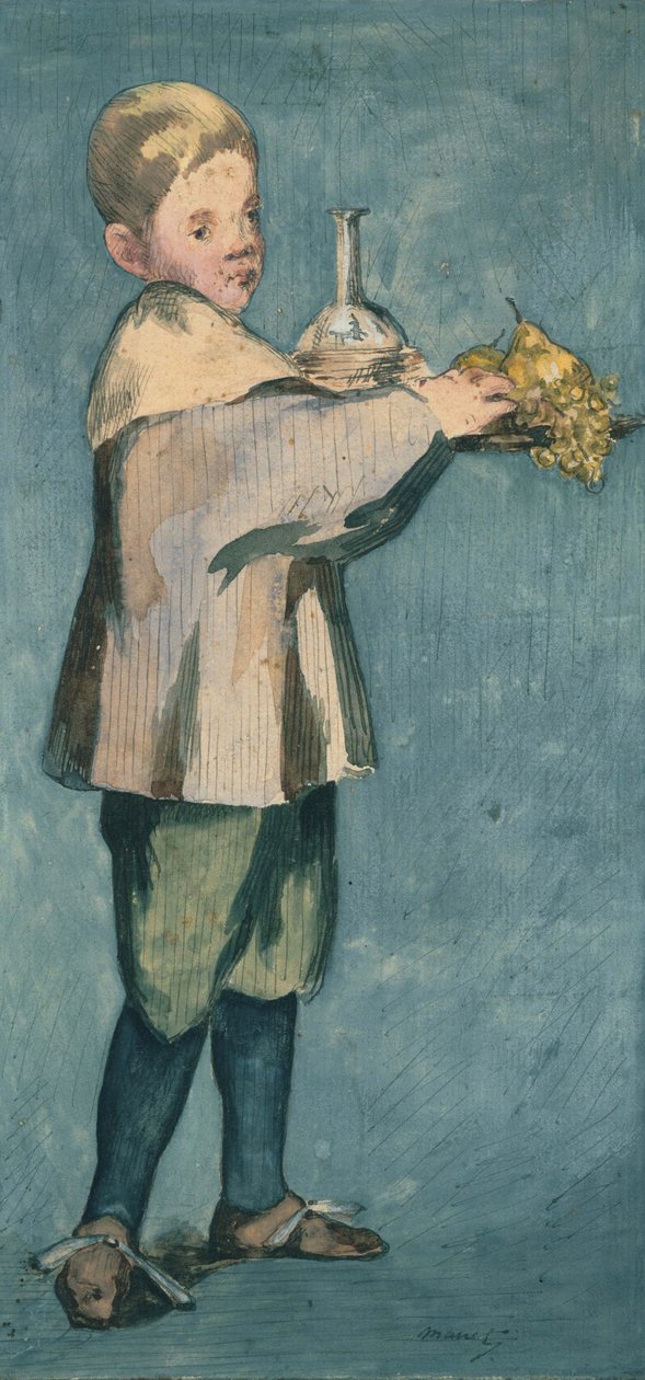 Garçon portant un plateau - Édouard Manet