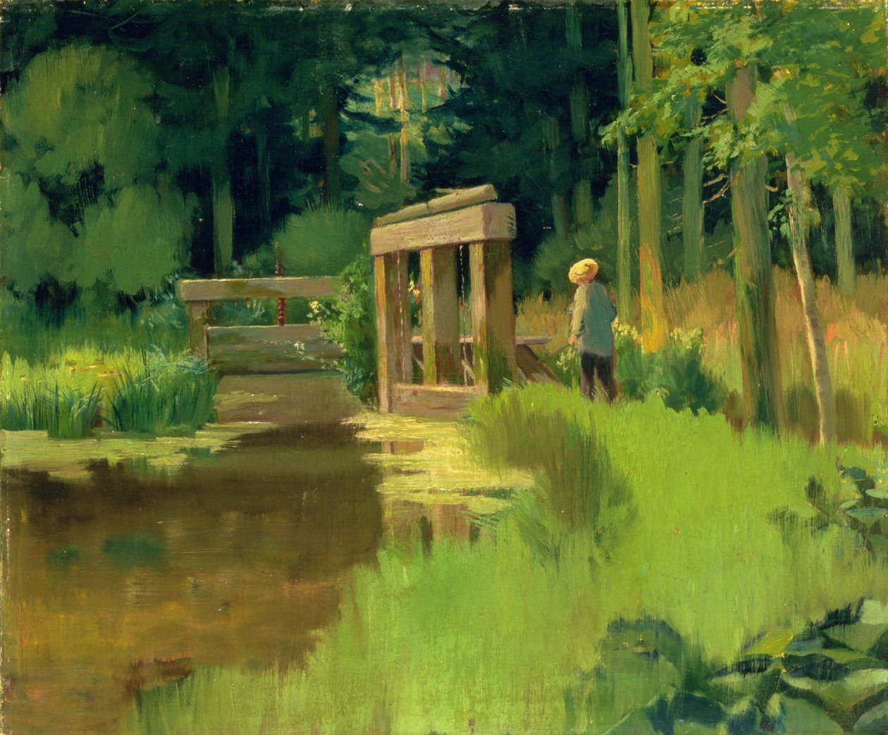 Dans un parc - Édouard Manet