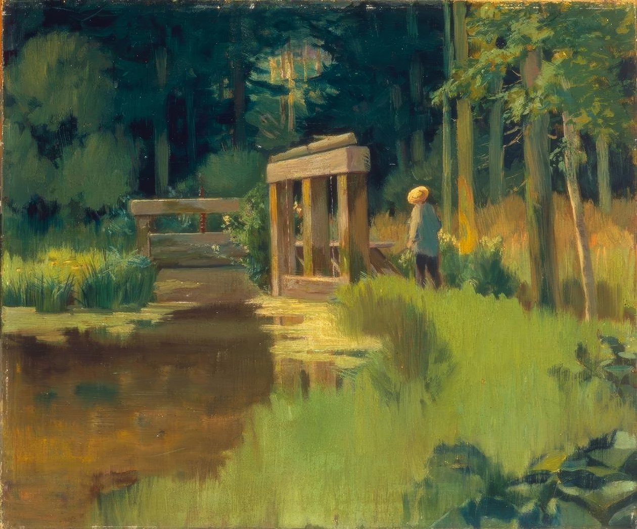 Dans un parc - Édouard Manet