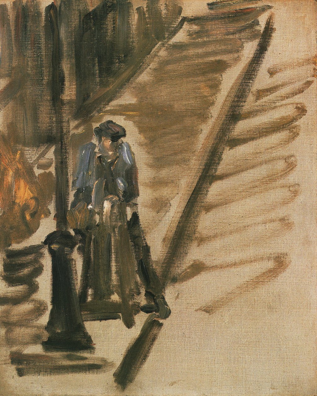 Rue Mosnier avec rémouleur - Édouard Manet