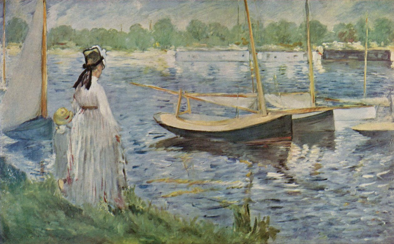 Rives de la Seine à Argenteuil - Édouard Manet