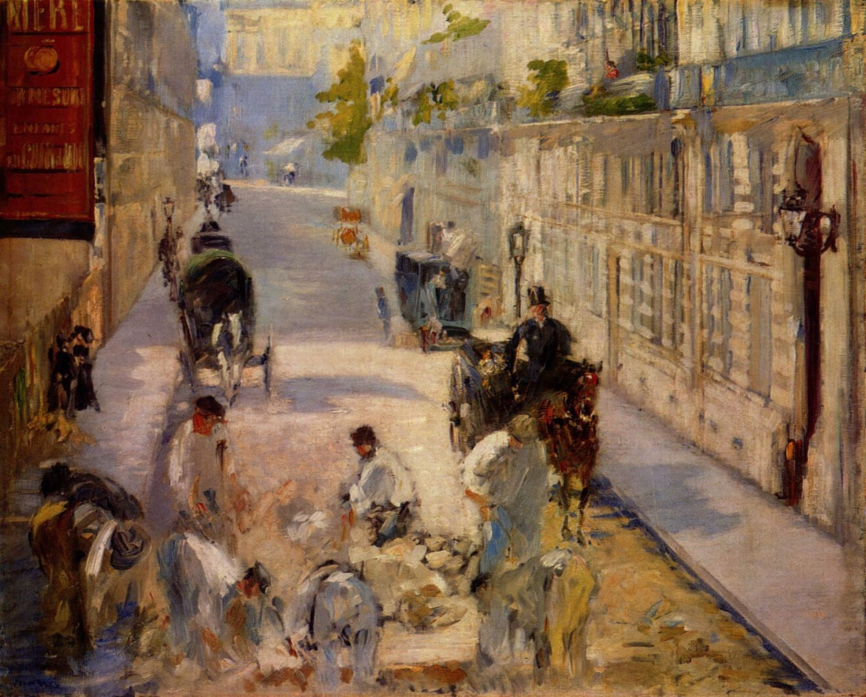 Travailleurs de rue - Édouard Manet