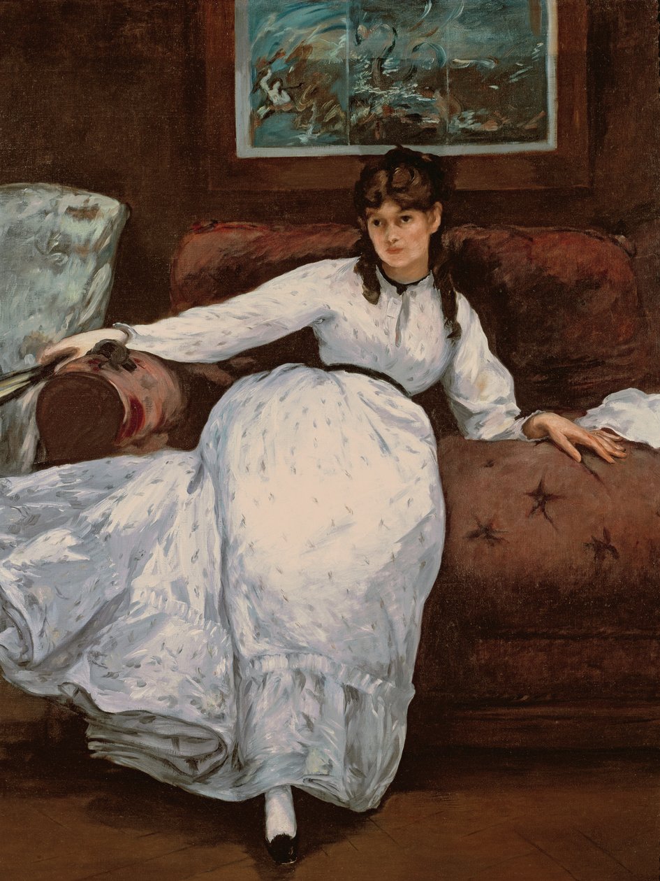 Le Repos, portrait de Berthe Morisot (1841-95), 1870 - Édouard Manet